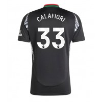 Arsenal Riccardo Calafiori #33 Fußballbekleidung Auswärtstrikot 2024-25 Kurzarm